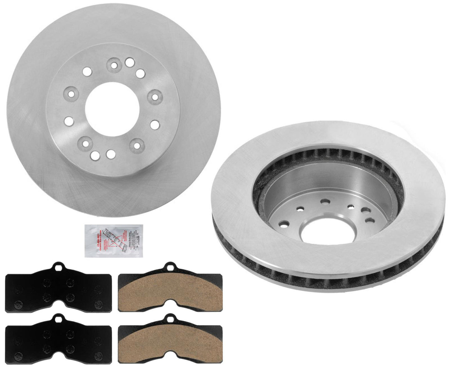Rear Disc Brake Rotors Ceramic Brake Pads For Chevrolet Corvette 1965 1970 1982