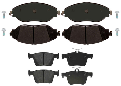 Front & Rear EPS R90 Certified Brake Pads For Volkwagen Tiguan 2018 2019 2024