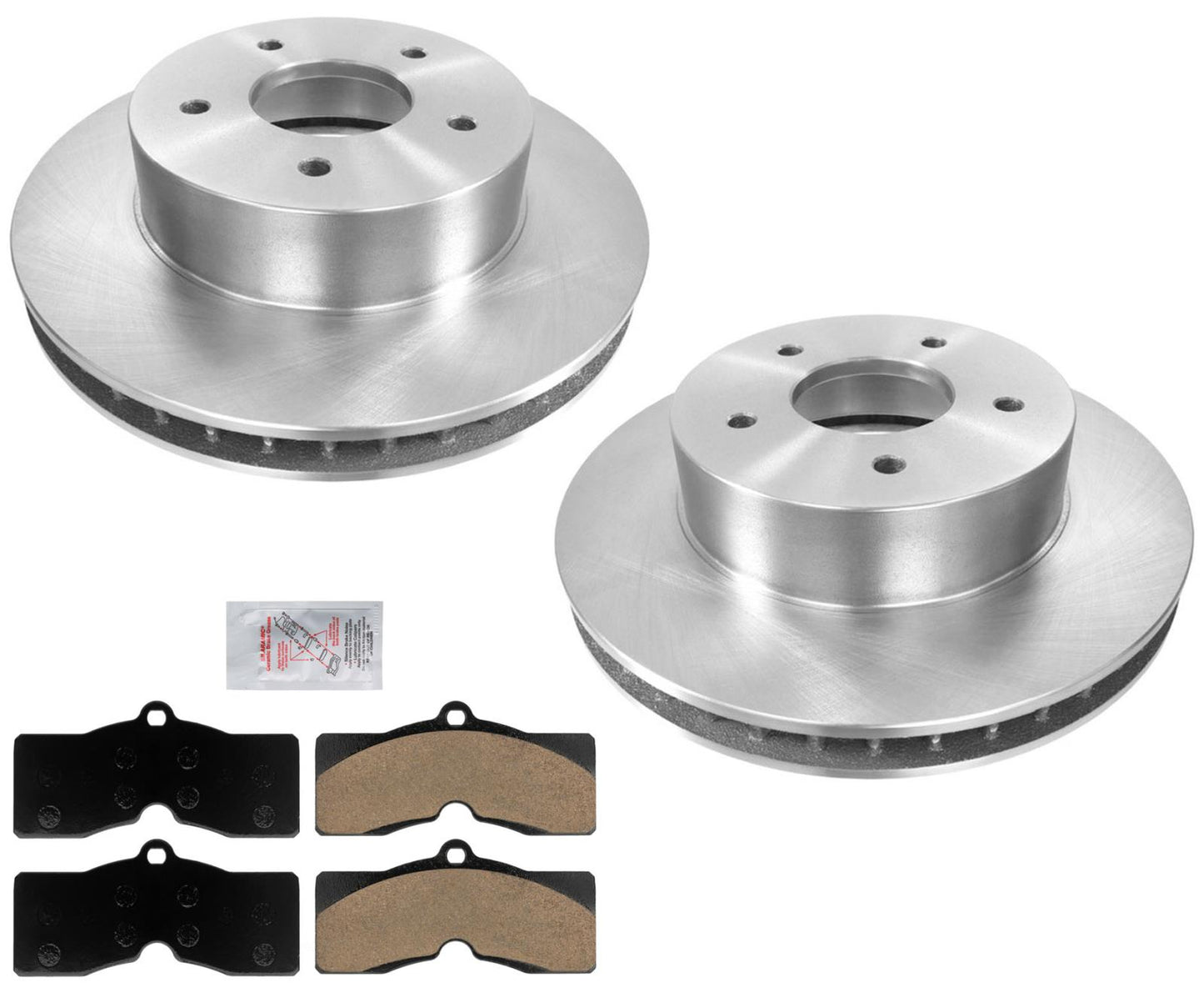 Front Disc Brake Rotors Ceramic Brake Pads For Chevrolet Corvette 1965 1970 1982