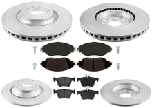 340MM Front & 272MM Rear Coated Rotors & EPS Brake Pads For Jetta 1.4L 2021-2024