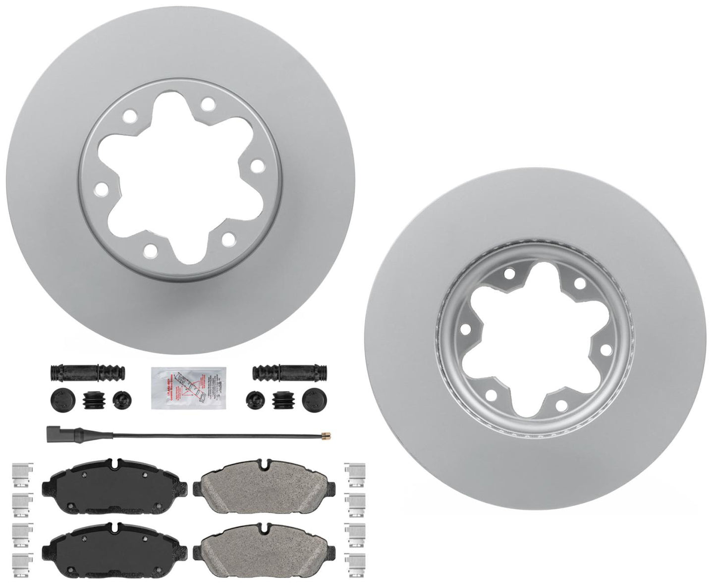 Front Brake Rotors Brake Pads For Ford Transit 350HD Dual Rear Wheel 2020-2025