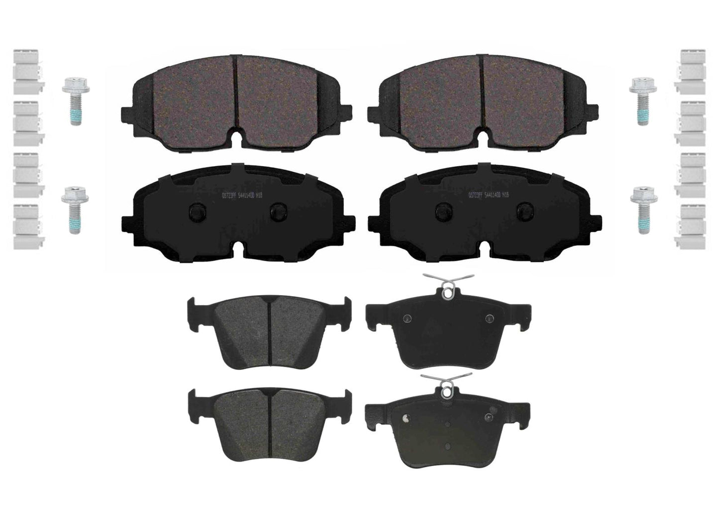 Front & Rear EPS R90 Certified Brake Pads For Volkwagen Atlas 2018 2019 2024