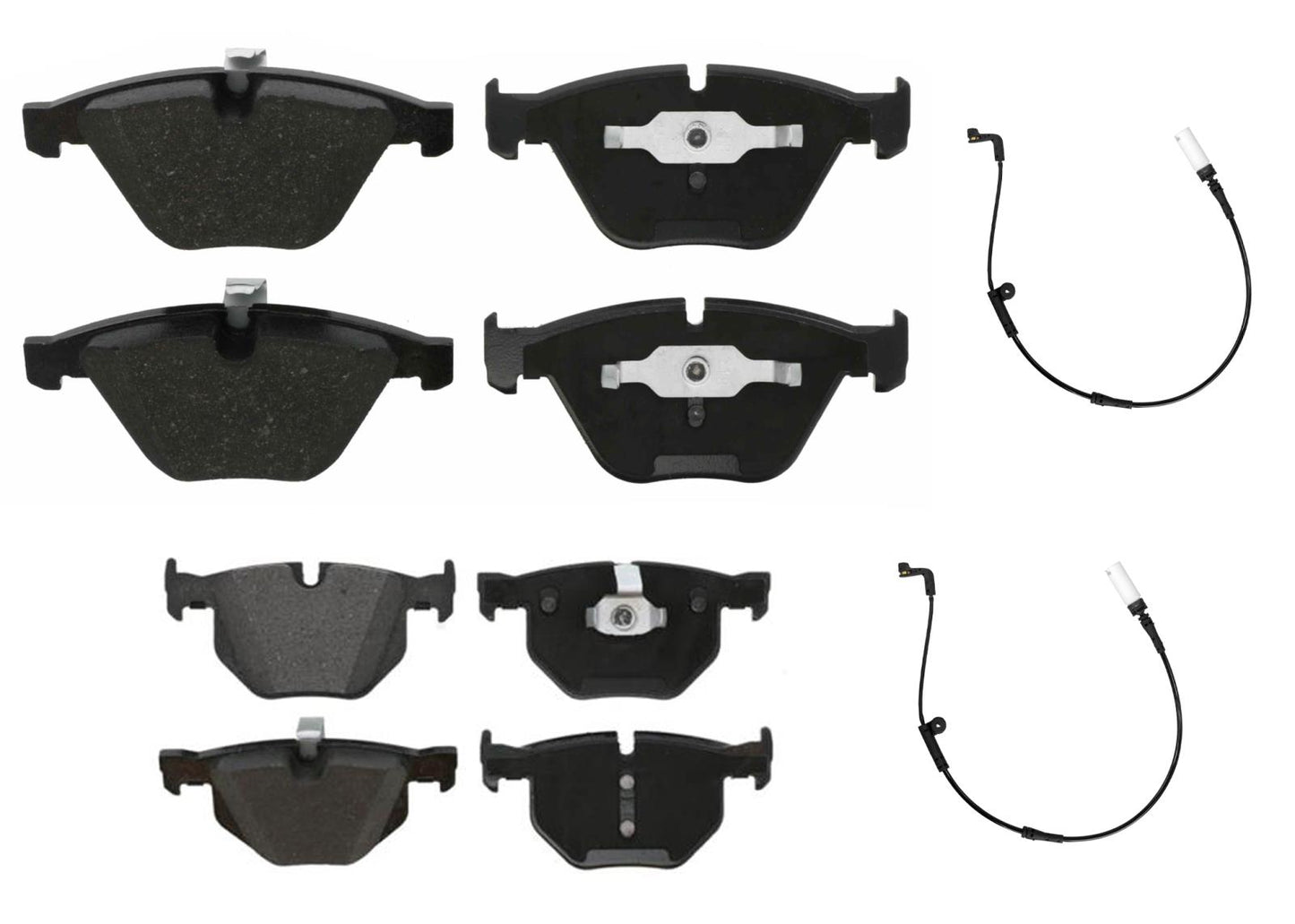 Front & Rear EPS R90 Certified Brake Pads For BMW 525i 04-2007 Automatic Trans
