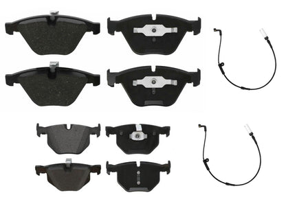 Front & Rear EPS R90 Certified Brake Pads For BMW 525i 04-2007 Automatic Trans