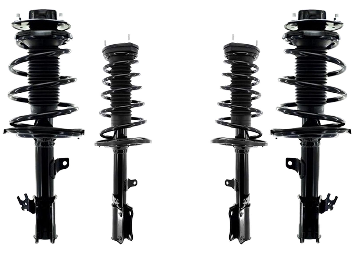 Front & Rear Left and Right Complete Coil Spring Struts for Toyota Avalon 2004