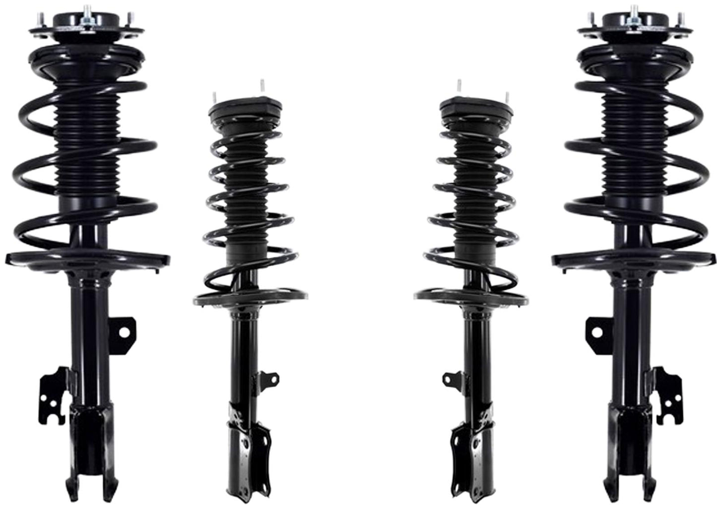 Front and Rear Left and Right Complete Coil Spring Struts for Toyota Avalon 2005