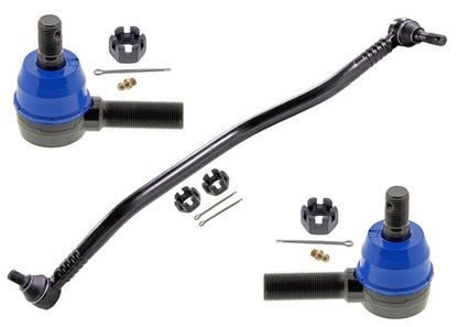 Front Drag Link & Outer Tie Rods For Isuzu NPR 2001-2003 W/ Straight Rail Frame