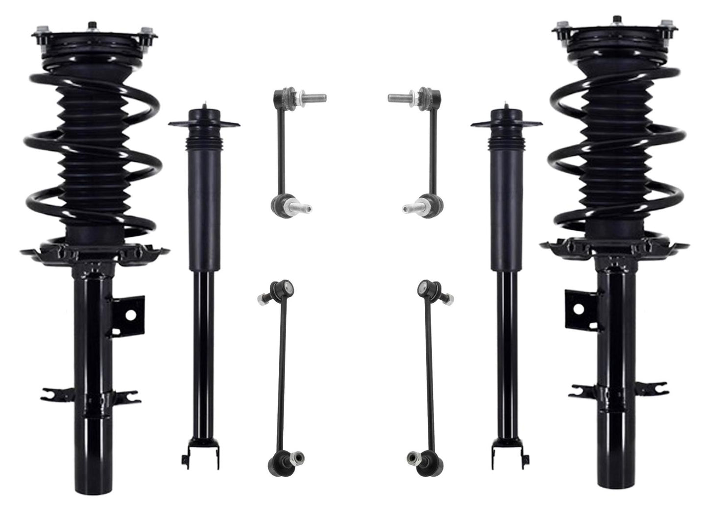 Front Struts Rear Shocks & Links For Nissan Altima 2019 2020 2021 2022 2024 AWD