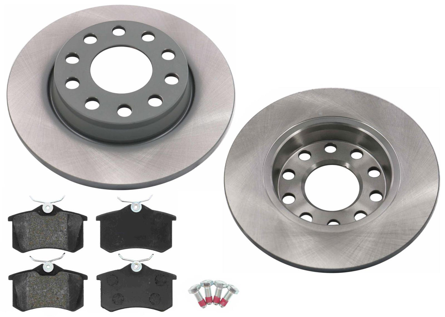 Rear Carbon Coated Brake Rotors & EPS Brake Pads For A4 02-06 W 312 Front Rotor