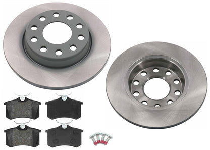 Rear Carbon Coated Brake Rotors & EPS Brake Pads For A4 02-06 W 312 Front Rotor