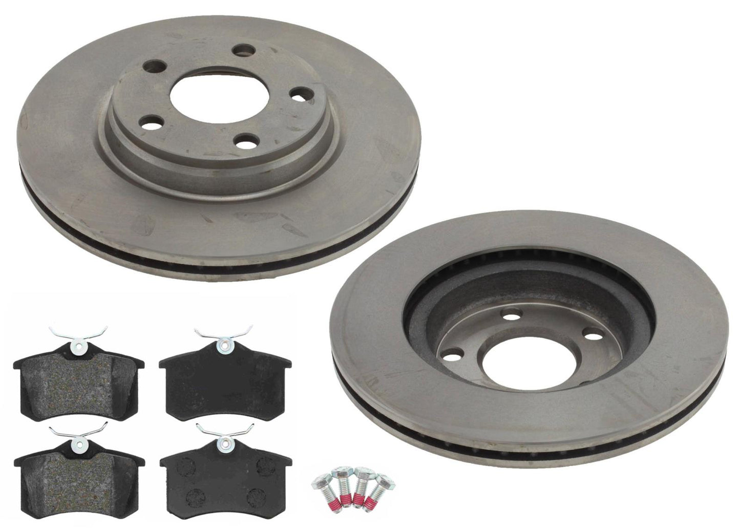 Rear Brake Rotors & EPS Brake Pads For Audi S8 2001 2002 2003