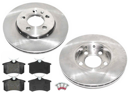 Rear Carbon Brake Rotors & EPS Brake Pads For Audi TT Quattro 2000 2002 2006