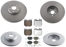 Front & Rear GEO Coated Rotors & EPS Brake Pads For 540i 20-23 W/ Blue Calipers - Photo 1