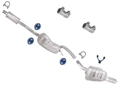 Exhaust System Resonator Muffler for Volkswagen Jetta 2011 2012 2013 2.5L Sedan