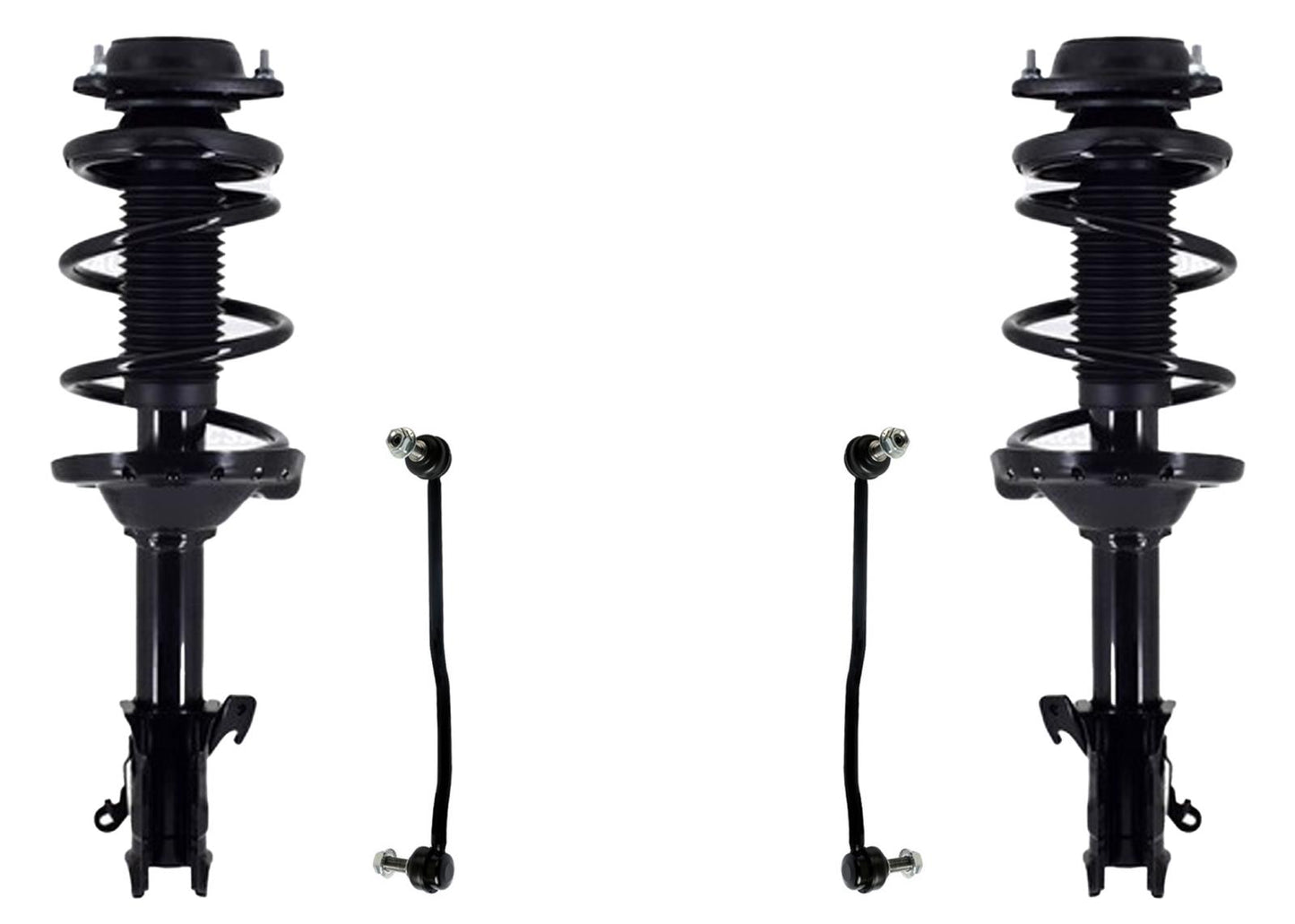 Front Complete Strut W/ Coil Springs & Links For Subaru Outback 2.5L 2015-2017