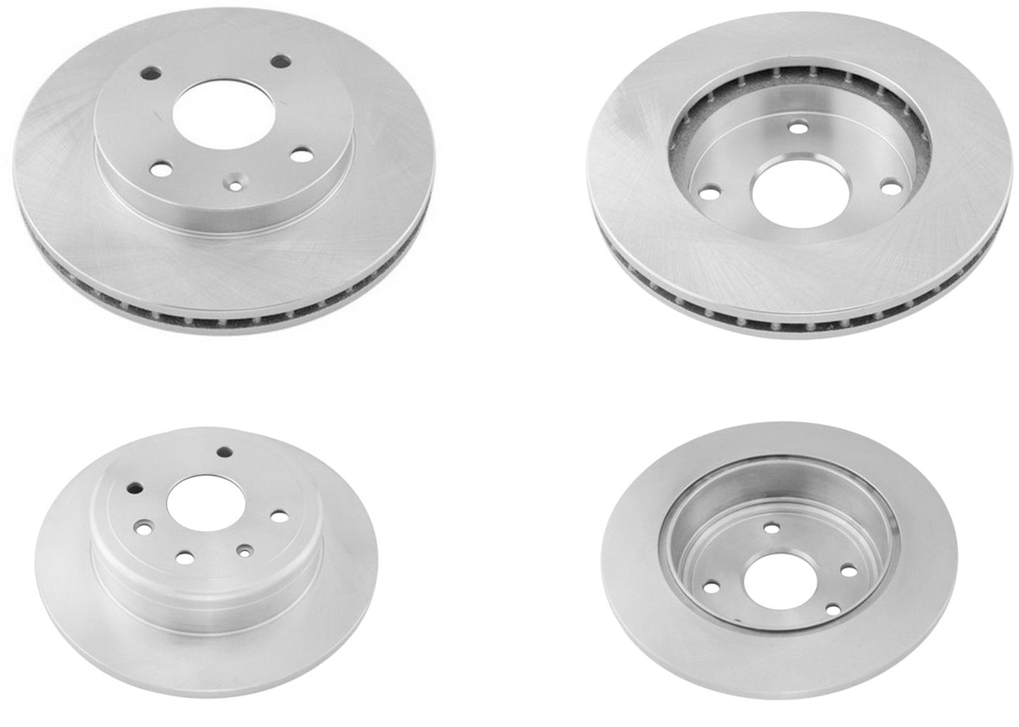 Upgraded Front & Rear Disc Brake Rotors & Brake Pads For Suzuki Reno 2005 2006