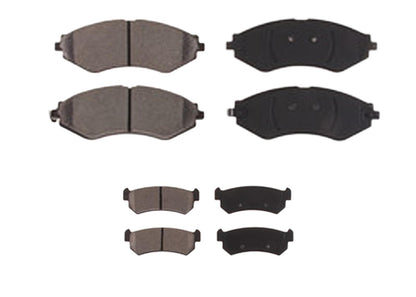 Upgraded Front & Rear Disc Brake Rotors & Brake Pads For Suzuki Reno 2005 2006