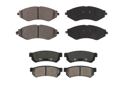 Upgraded Front & Rear Disc Brake Rotors & Brake Pads For Suzuki Reno 2007 2008