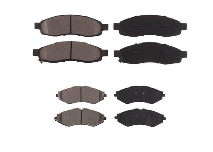 Front & Rear Disc Brake Rotors & Brake Pads for Suzuki Forenza 2004 2005 2008