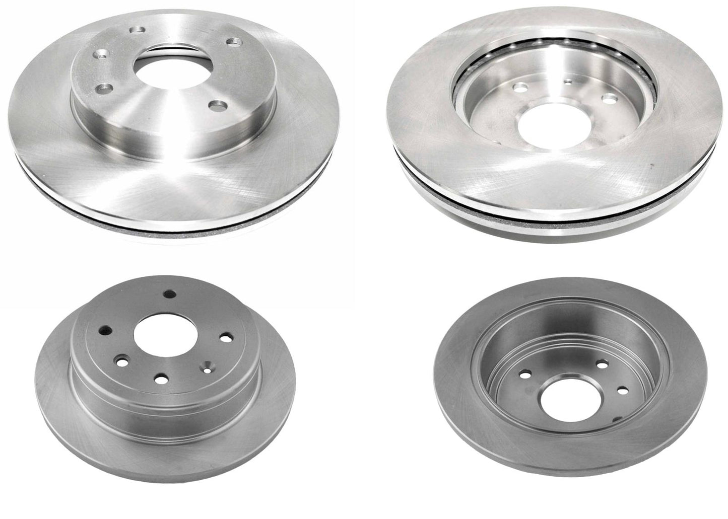 Front & Rear Disc Brake Rotors & Brake Pads for Suzuki Forenza 2004 2005 2008