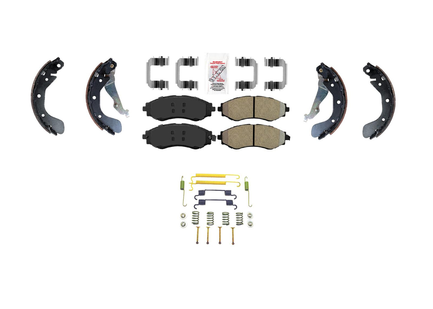 Improved Coated Disc Brake Rotors & Pads for Chevrolet Aveo Aveo5 2004 2009 2013