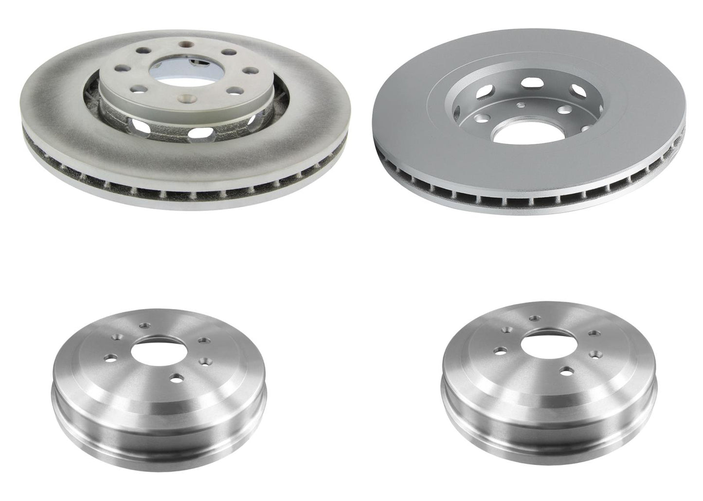 Improved Coated Brake Rotors & Disc Brake Pad for Chevrolet Aveo Aveo5 2004-2013