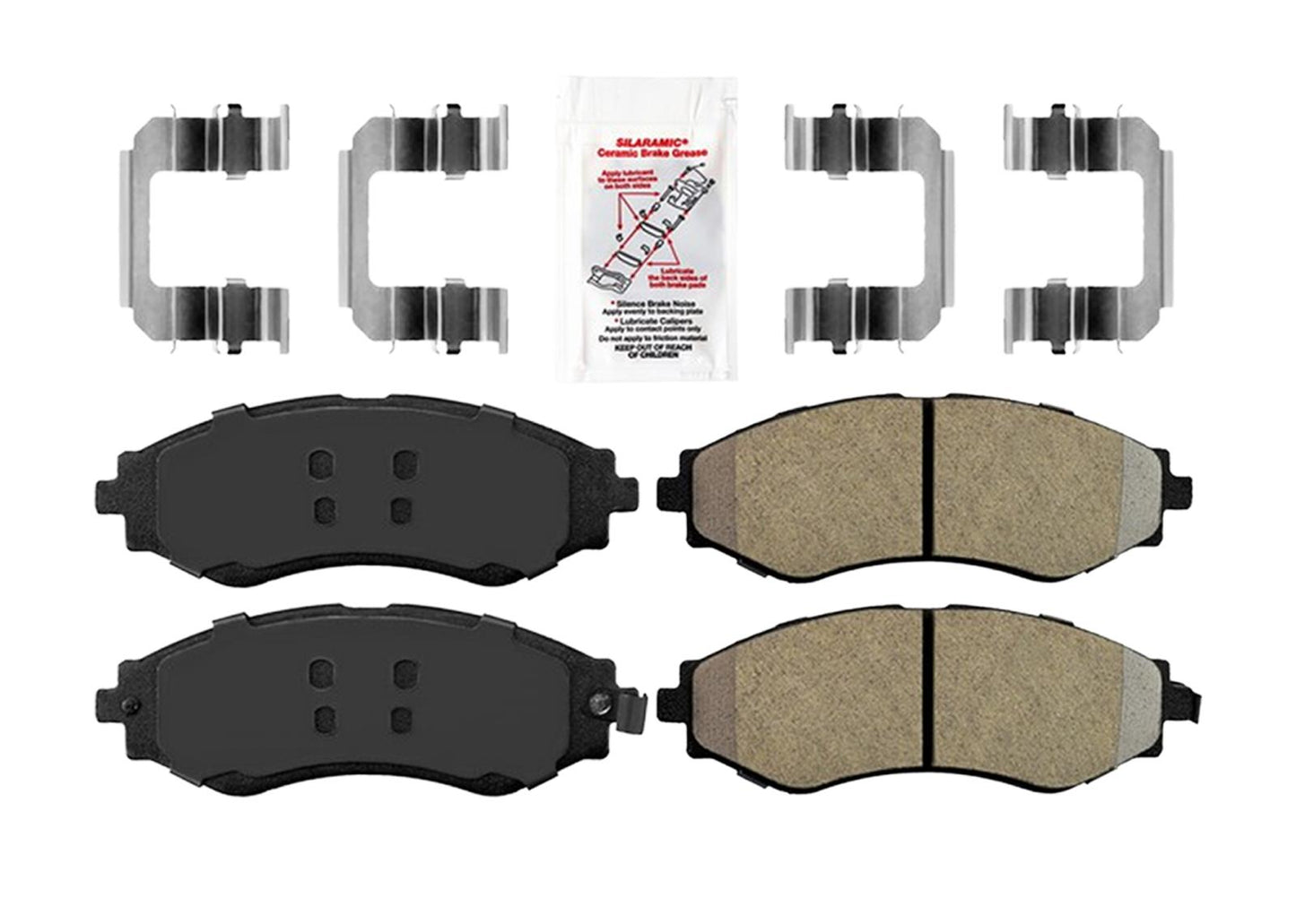 Front Disc Brake Pads Brake Shoes & Hardware for Chevrolet Aveo Aveo5 2004-2013