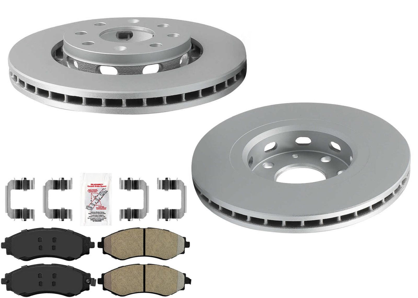 Front Improved Coated Brake Rotors Brake Pads for Chevrolet Spark EV 2014-2016
