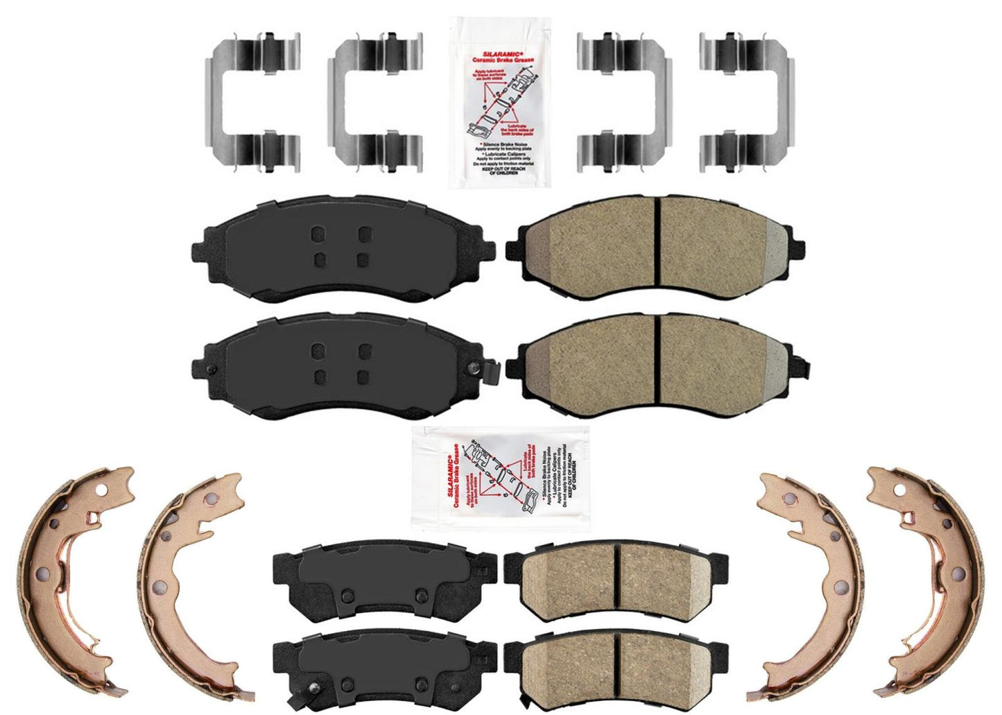 Front Improved Coated Brake Rotors & Brake Pads for Chevrolet Spark EV 2014-2016