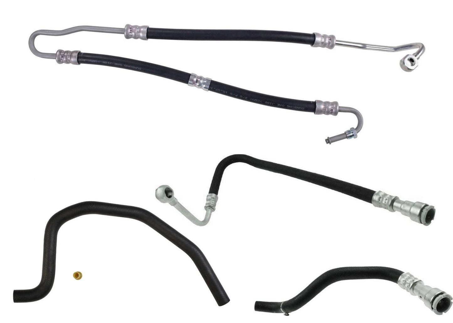 Power Steering Pressure & Cooler Hoses For BMW 325xI 325Xi 2001 2002 2004 2005