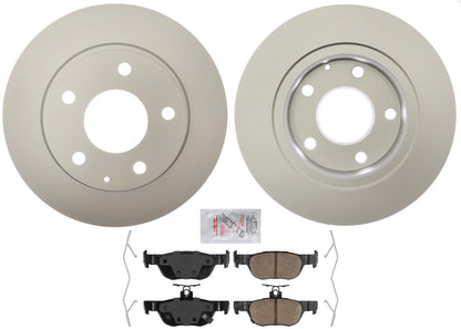 Rear 265MM Coated Disc Brake Rotors Brake Pads for Mazda 3 2019 2020 2021 2025