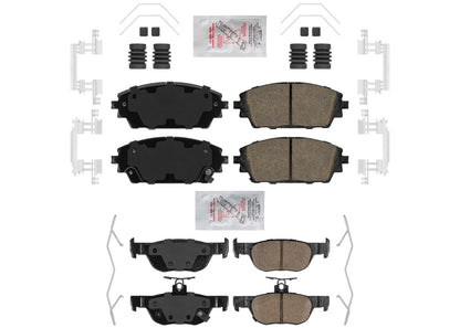 AME Front and Rear Ceramic Disc Brake Pads for Mazda 3 2019 2021 2022 2023 2025