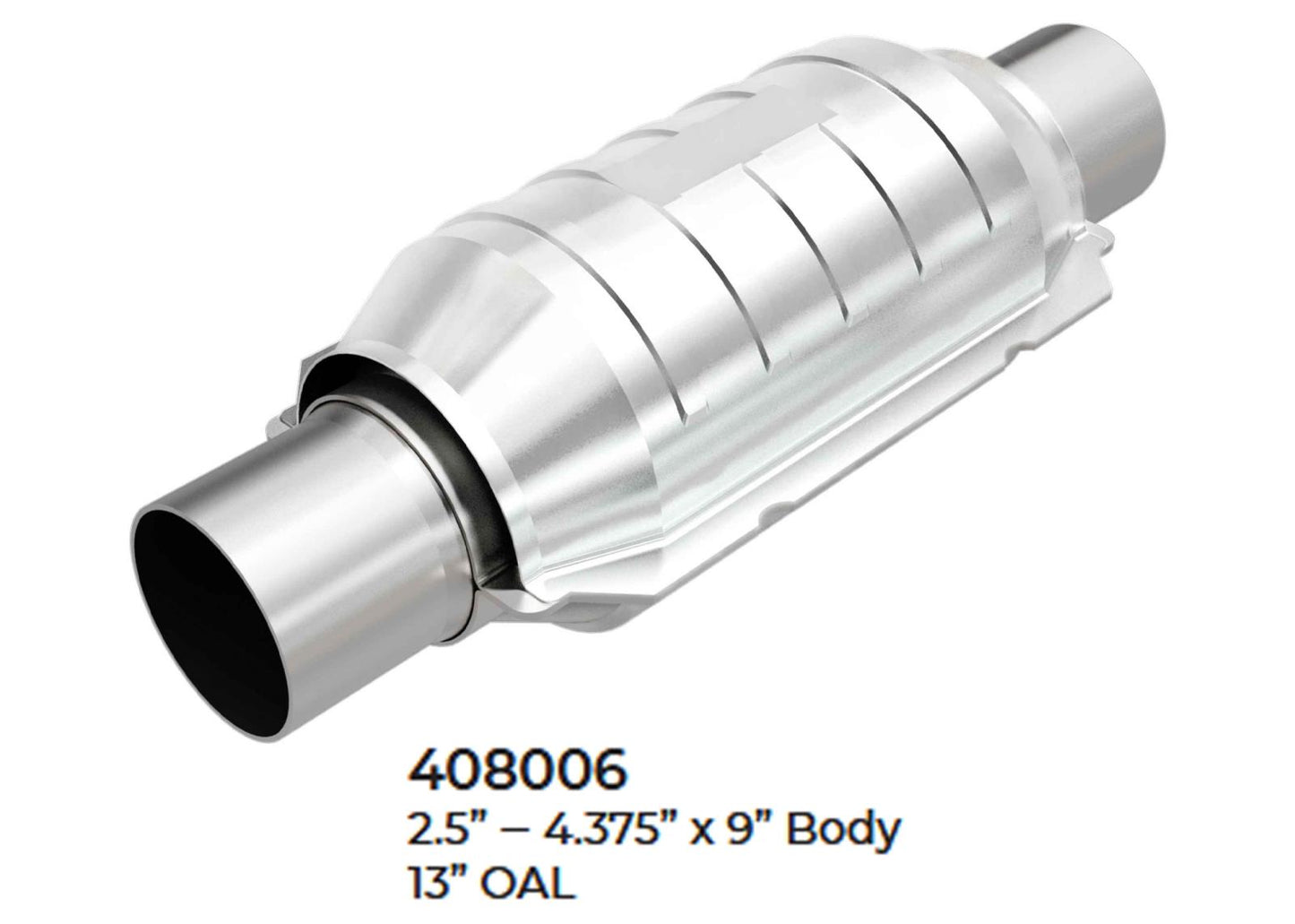 New York CARB Approved Universal Catalytic Converter 2.00" x 13.0 OAL 4.375" OD