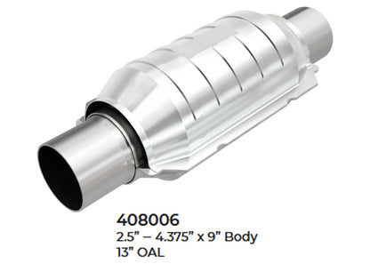 New York CARB Approved Universal Catalytic Converter 2.00" x 13.0 OAL 4.375" OD