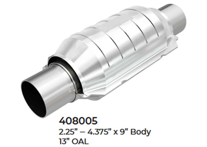 New York CARB Approved Universal Catalytic Converter 2.00" x 13.0 OAL 4.375" OD