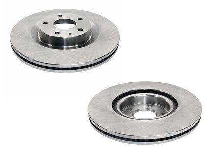Front Coated Disc Brake Rotors & Brake Pads for Mazda MX30EV MX-30 EV 2022 2023
