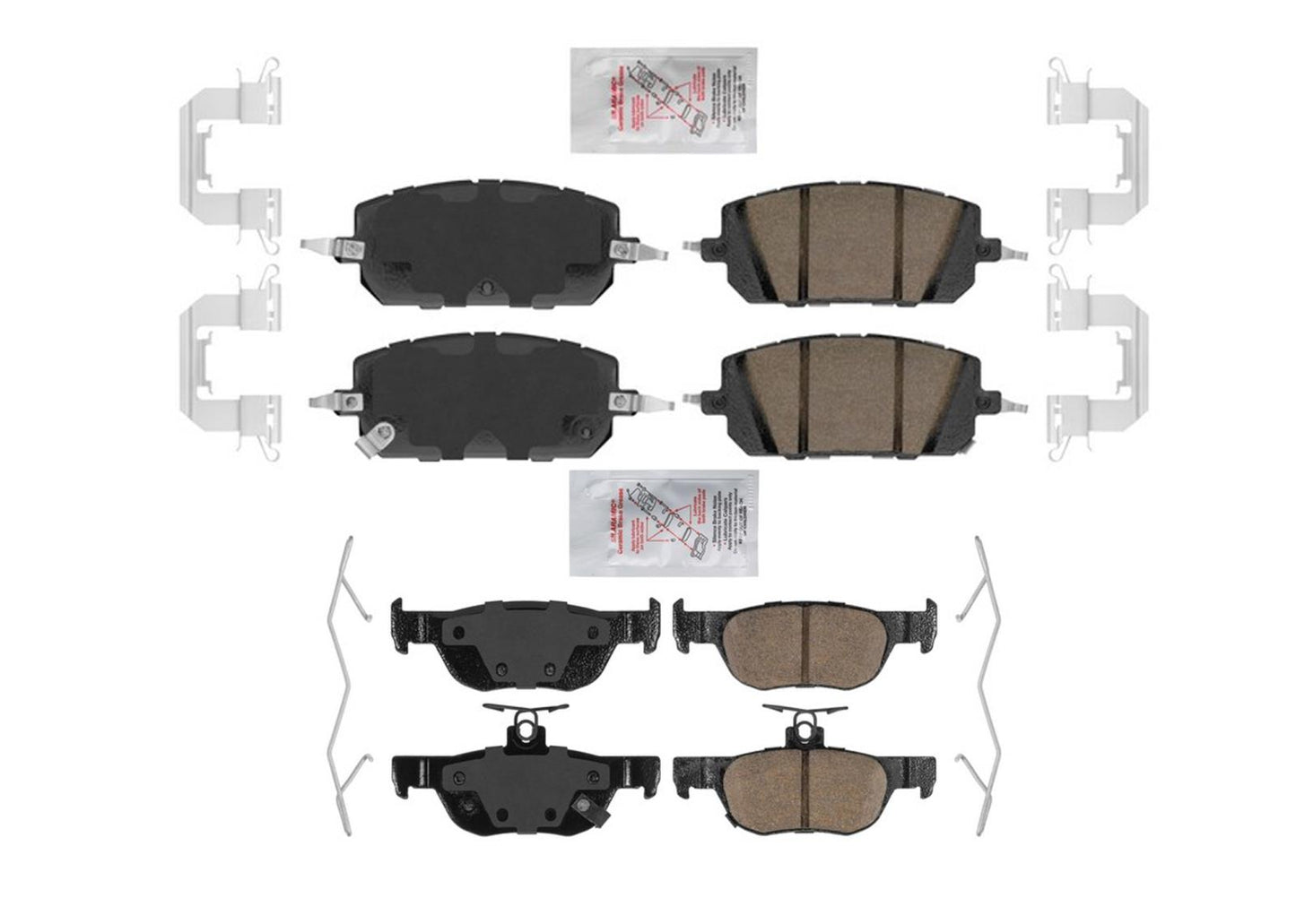 AME Front and Rear Ceramic Disc Brake Pads for Mazda MX30EV MX-30 EV 2022 2023