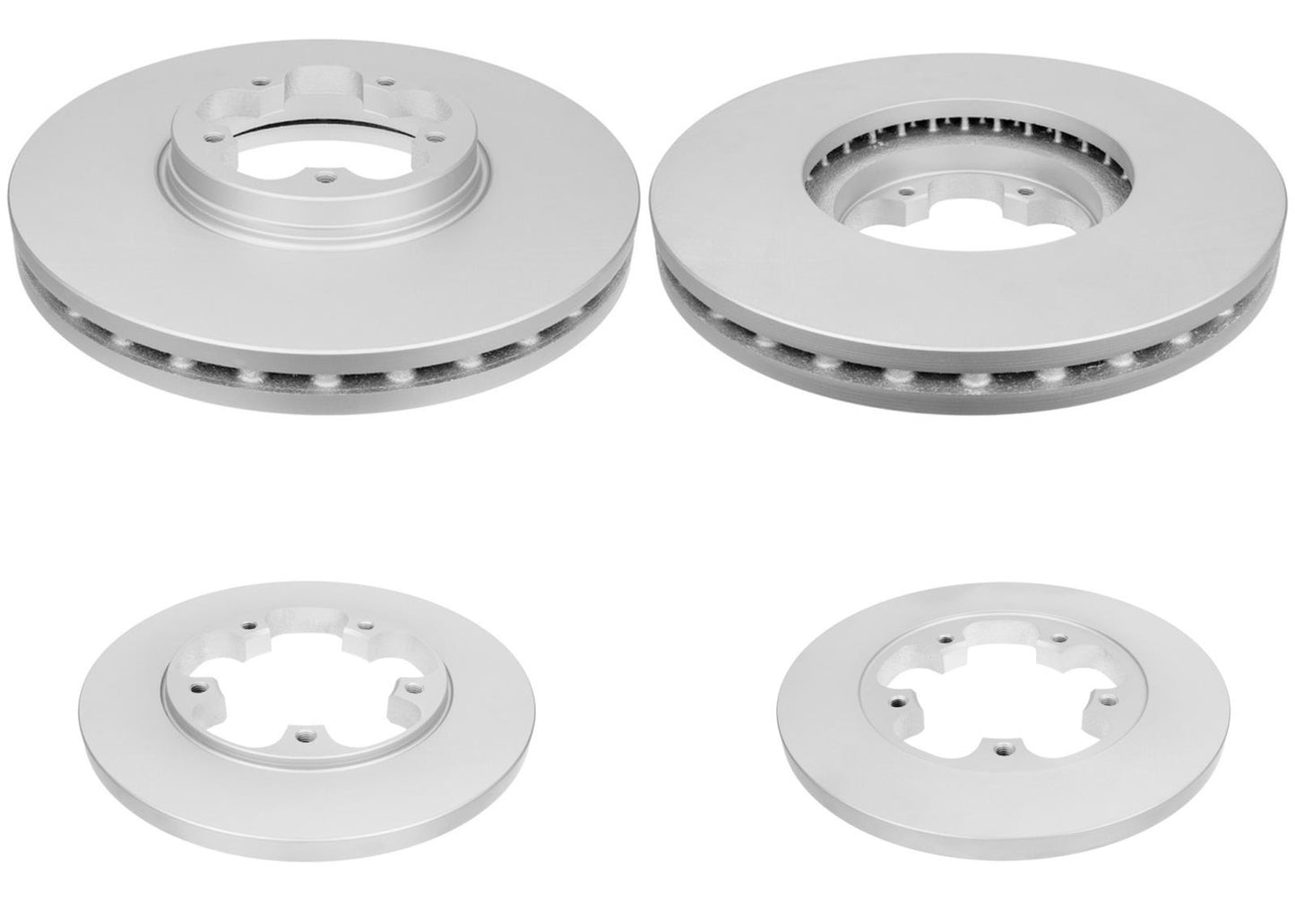 Coated Disc Brake Rotors & Brake Pads for Ford Transit Van 150 250 350 2015-2019