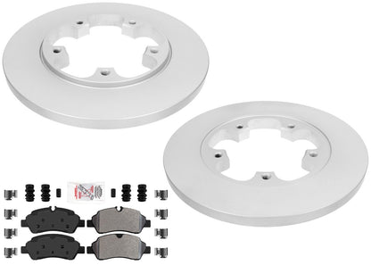Rear Coated Disc Brake Rotors & Pads for Ford Transit Van 150 250 350 2015-2019