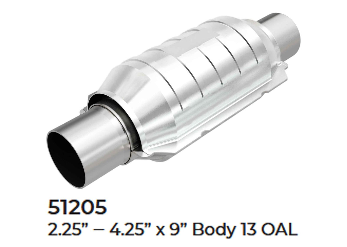 Universal Catalytic Converter EPA Approved 2.25" x 13.0 OAL 4.25" OD Made in USA
