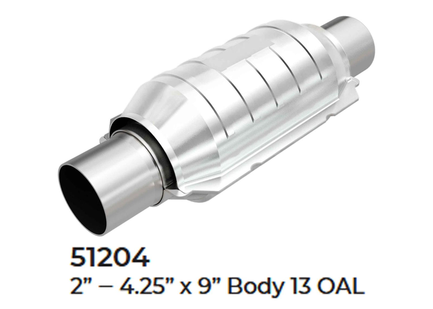 Universal Catalytic Converter EPA Approved 2.00" x 13.0 OAL 4.25" OD Made in USA