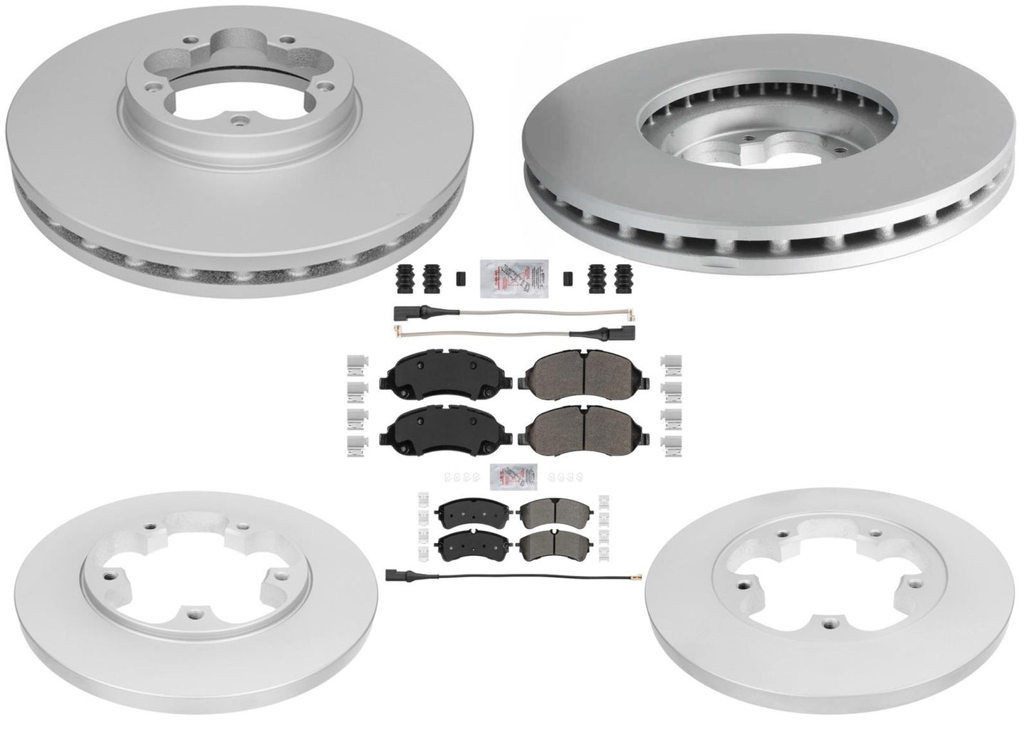 Coated Disc Brake Rotors & Brake Pads for Ford Transit Van 150 250 350 2020-2021
