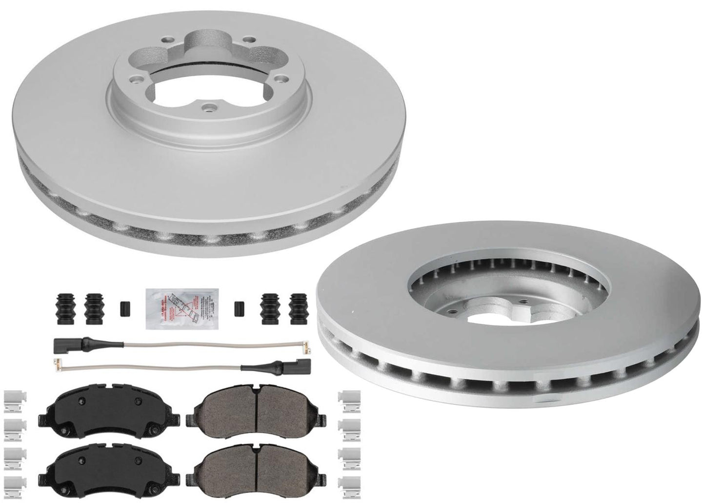 Front Coated Disc Brake Rotors & Pads for Ford Transit Van 150 250 350 2020 2021