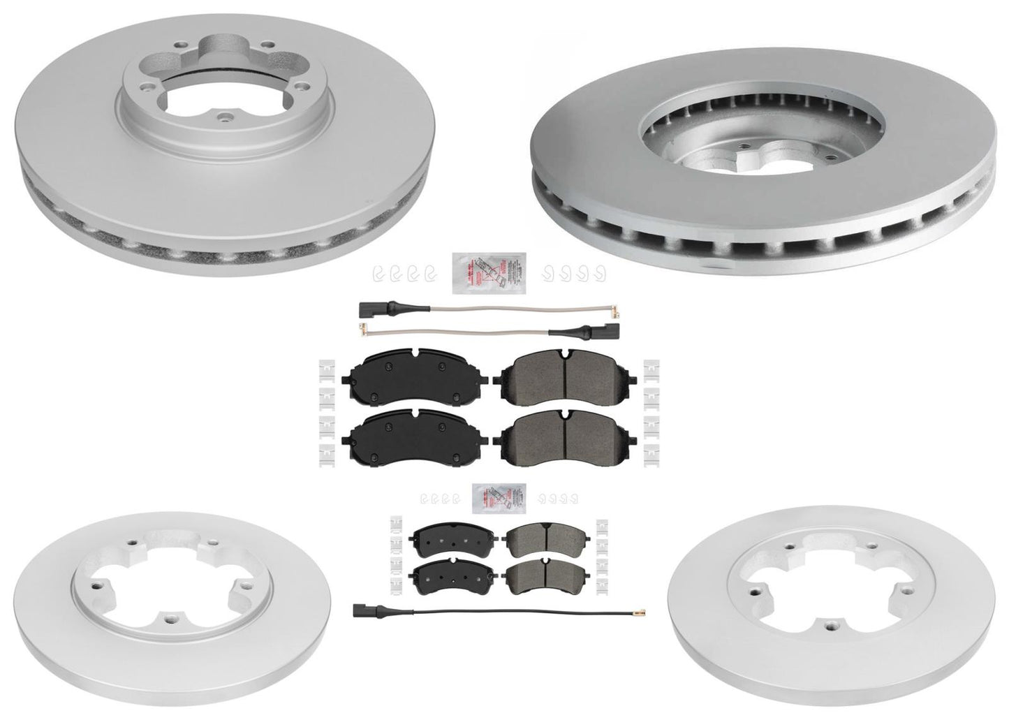 Coated Disc Brake Rotors & Brake Pads for Ford Transit Van 150 250 350 2022-2025