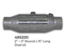 2 Universal Catalytic Converter EPA Approved 2.00" x 15.0 OAL 5" OD Made in USA