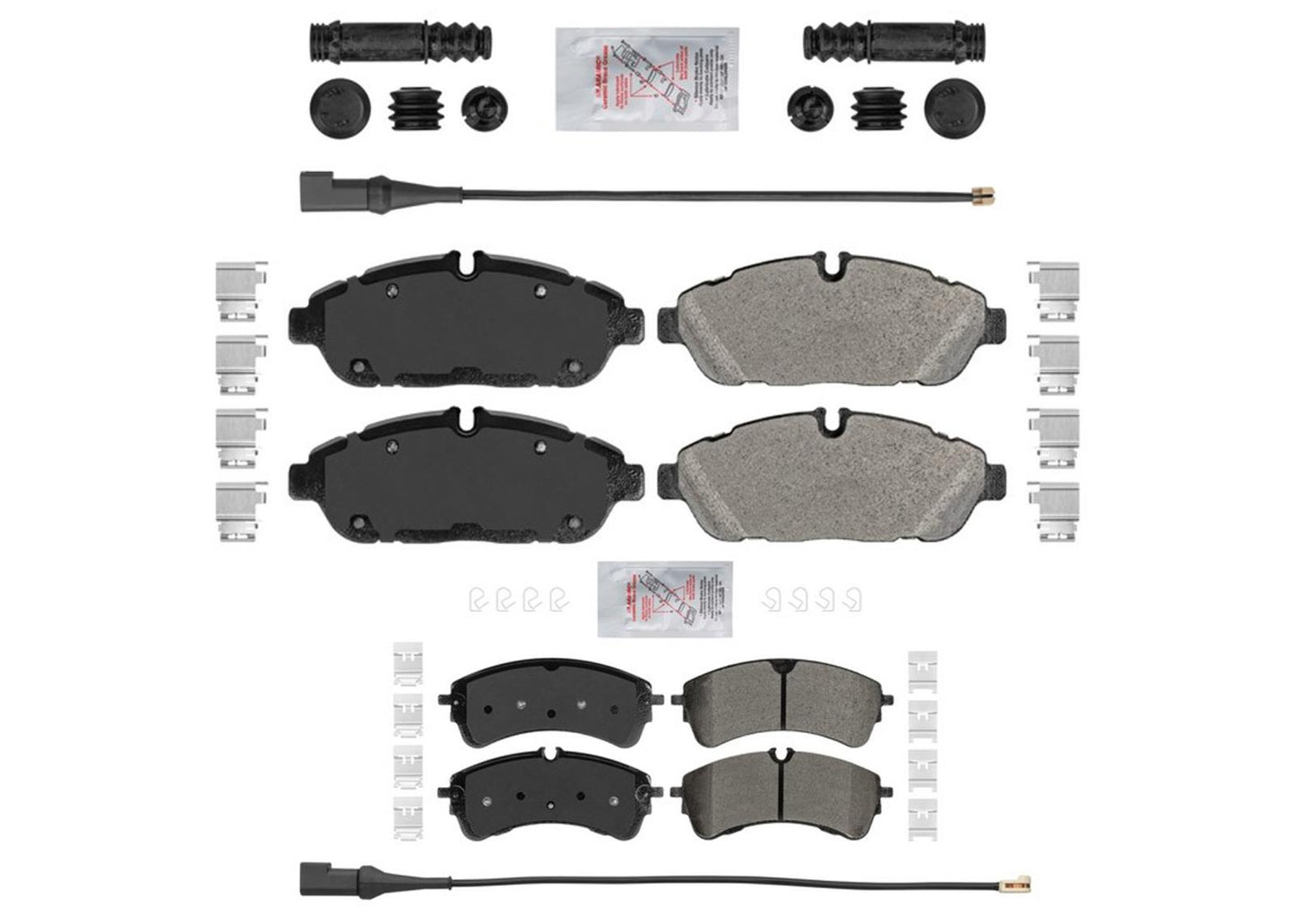 ASD Heavy Duty Fleet Disc Brake Pads for Ford Transit Van 150 250 2020-2025 AWD