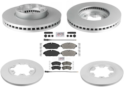 Coated Disc Brake Rotors & Pads For Ford Transit-250 AWD 2020 2022 2024 2026 - Photo 1