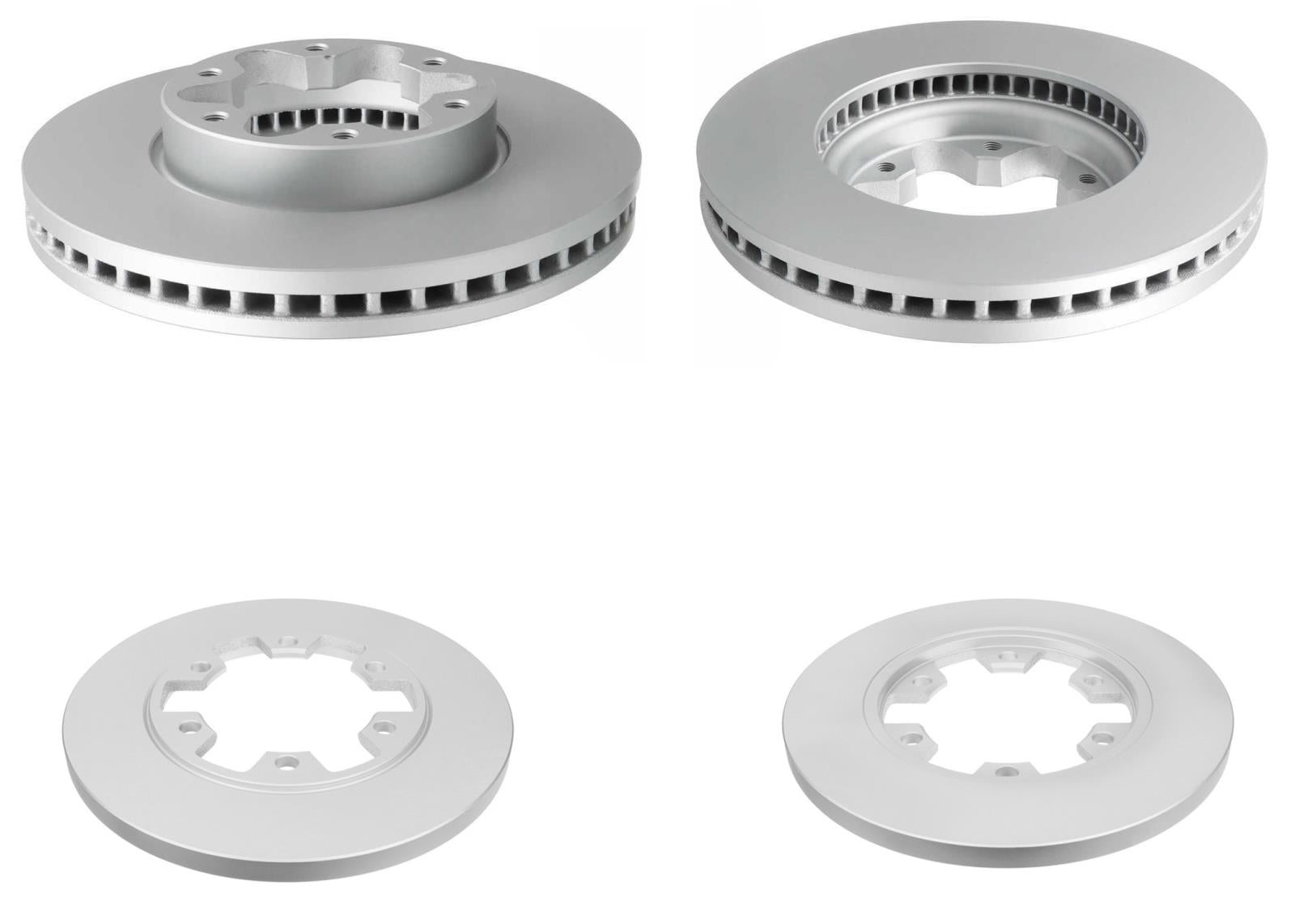 Coated Disc Brake Rotors & Pads For Ford Transit-250 AWD 2020 2022 2024 2026 - Photo 2