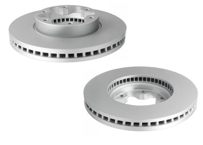 Front Coated Disc Brake Rotors & Pads for Ford Transit Van 150 250 2020-2025 AWD