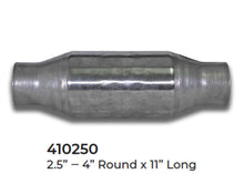 2 Universal Catalytic Converter EPA Approved 2.50" x 11.0 OAL 4" OD Made in USA
